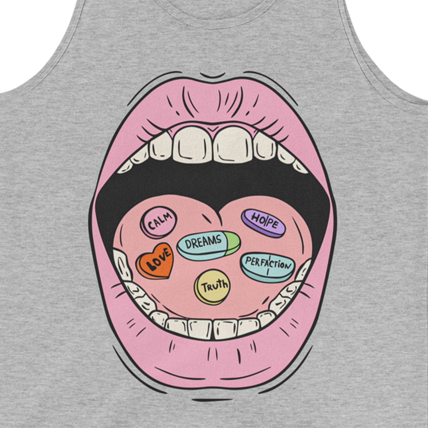 Daily Pills Graphic Tank Top