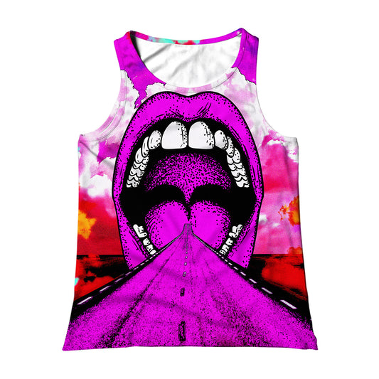 Into My Mouth All Over Print Unisex Tank Top