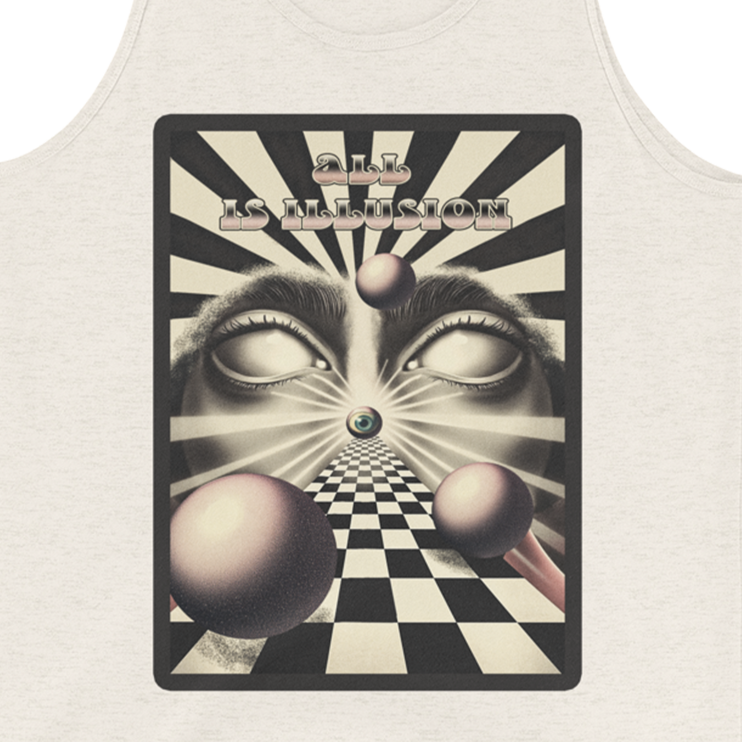 All Is Illusion Graphic Tank Top