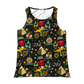 Bicycle Day Pattern All Over Print Unisex Tank Top