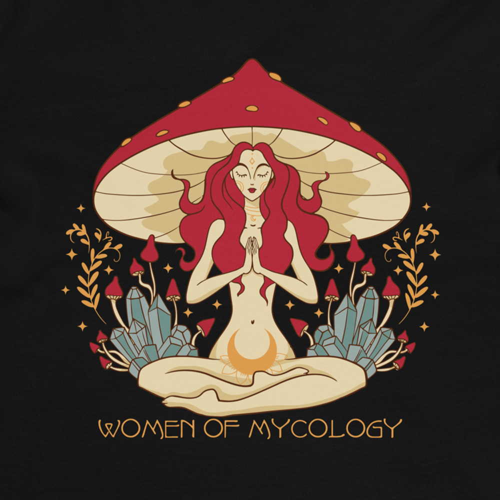 Mystical Woman of Mycology Graphic Unisex Hoodie