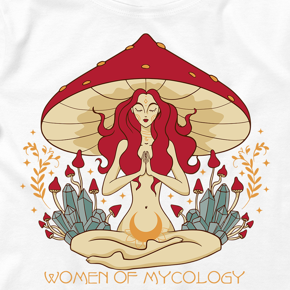 Mystical Woman of Mycology Graphic Crop Tee