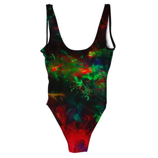 Prayer All Over Print One-Piece Swimsuit