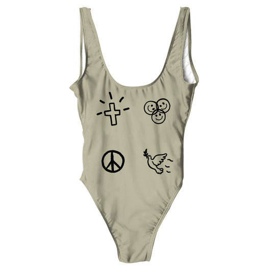 Be Like Christ All Over Print One-Piece Swimsuit