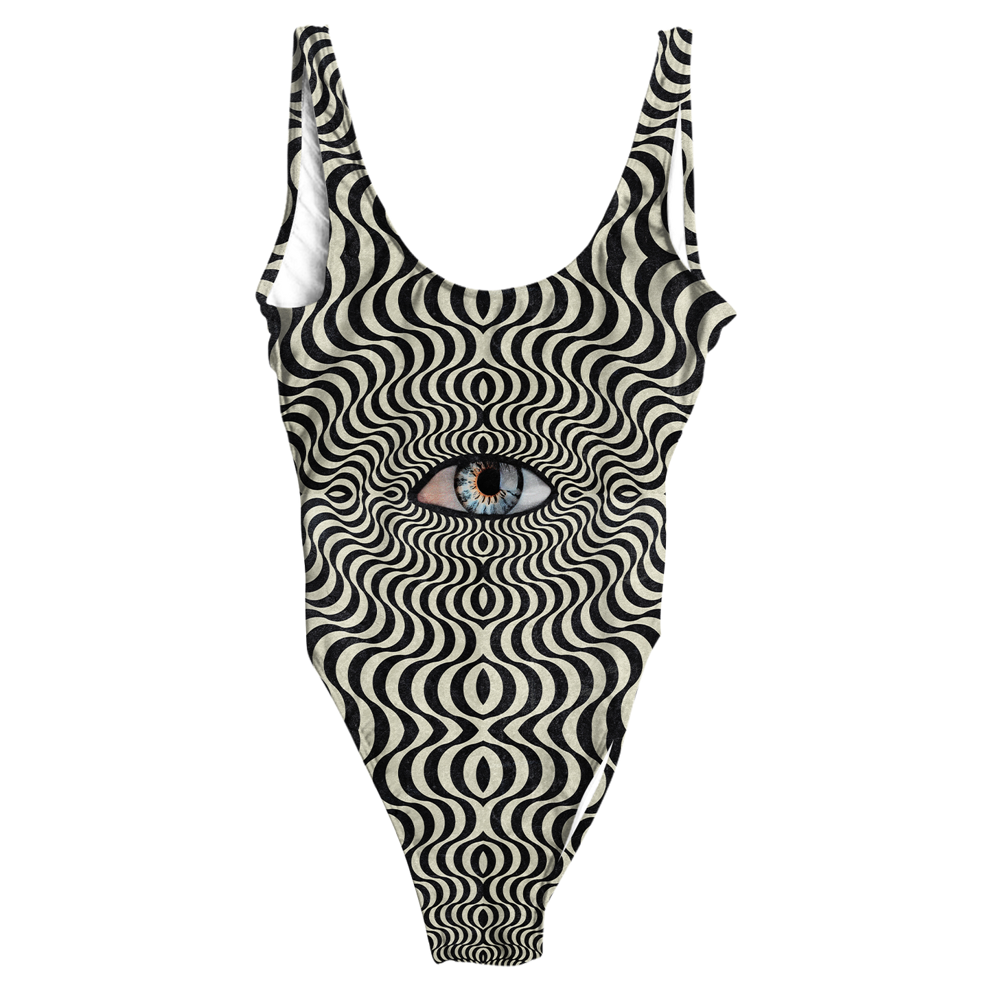 Hypnotic Eye All Over Print One-Piece Swimsuit
