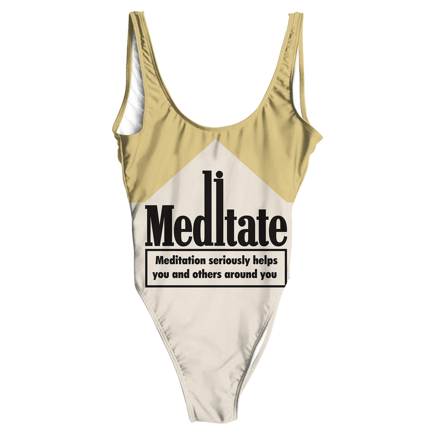 Meditate All Over Print One-Piece Swimsuit