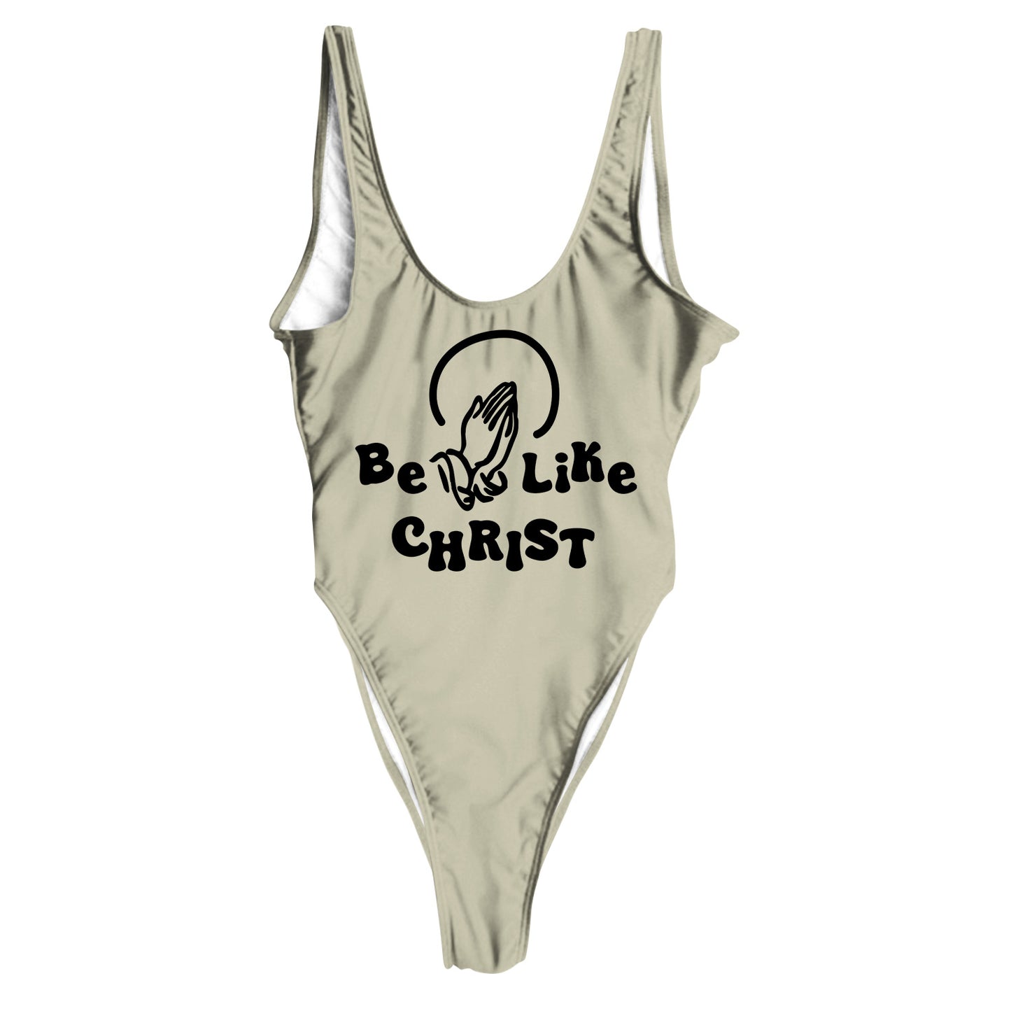 Be Like Christ All Over Print High Waist Swimsuit