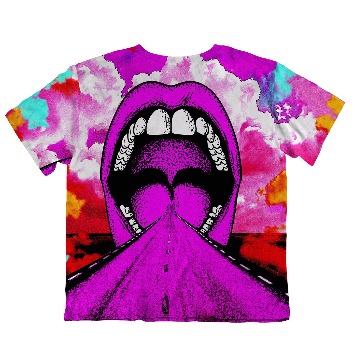 Into My Mouth All Over Print Oversized Tee