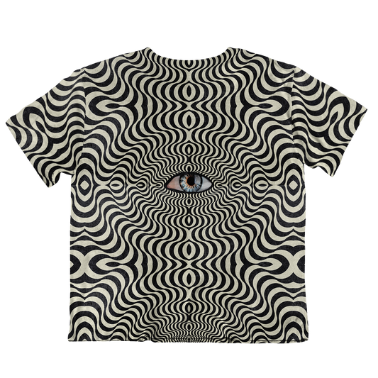 Hypnotic Eye All Over Print Oversized Tee
