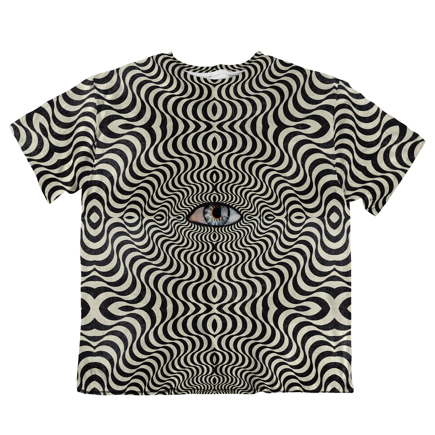 Hypnotic Eye All Over Print Oversized Tee