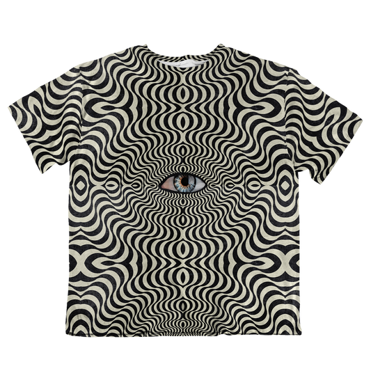 Hypnotic Eye All Over Print Oversized Tee