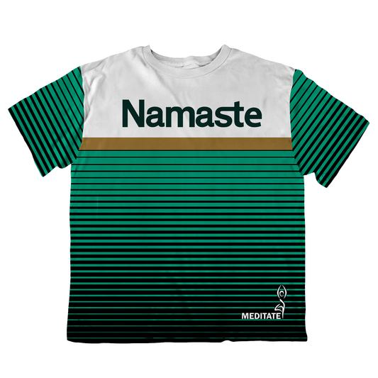 Namaste All Over Print Oversized Tee