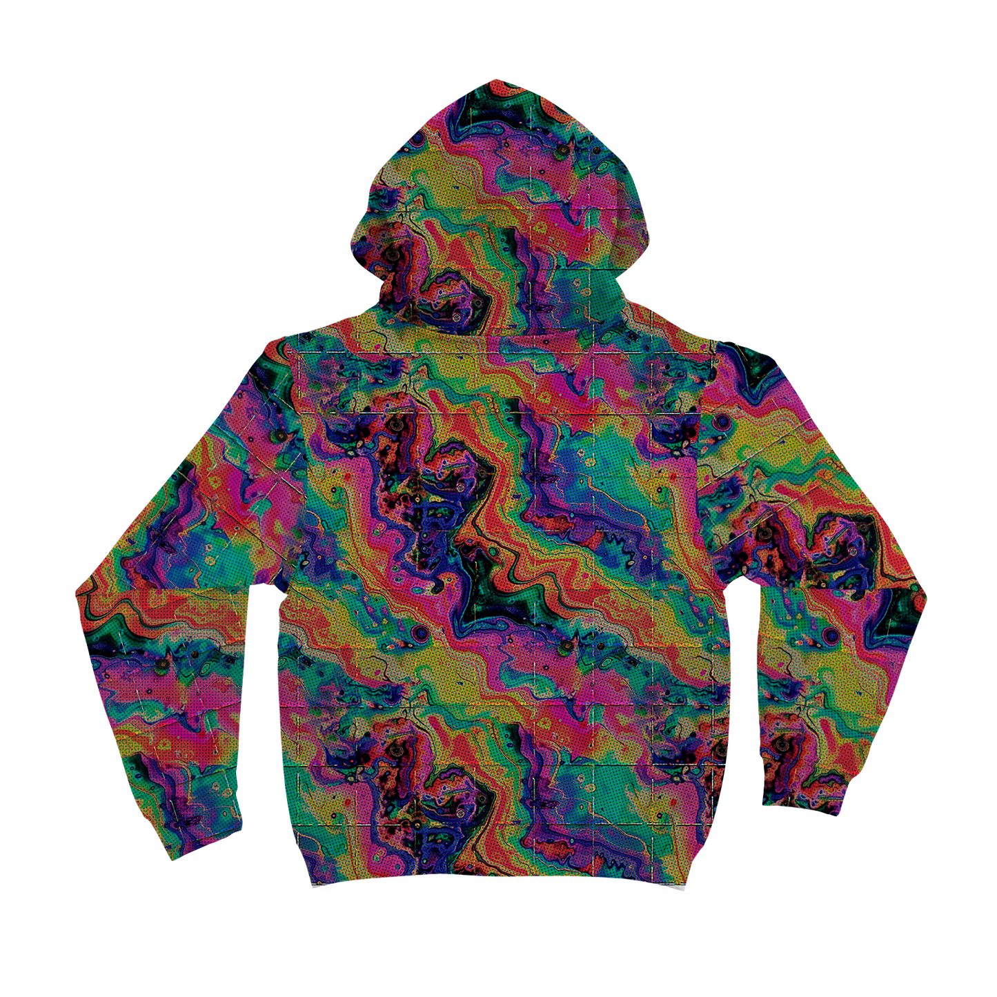 Acid Melt All Over Print Unisex Hoodie