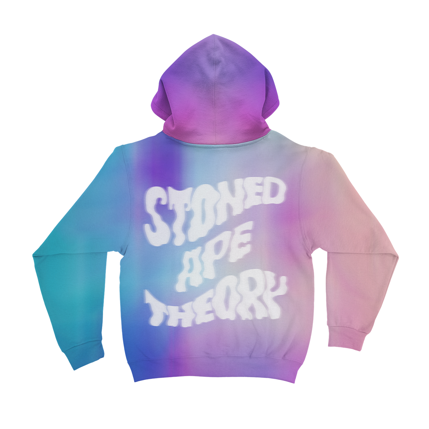 Neon Glowing Monkey All Over Print Unisex Hoodie