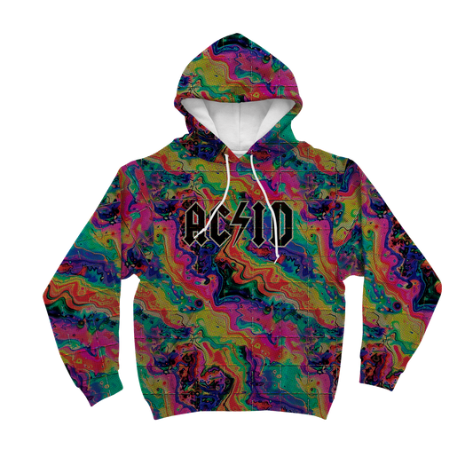 Acid Melt All Over Print Unisex Hoodie