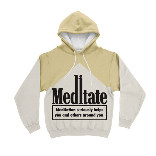 Meditate All Over Print Unisex Hoodie