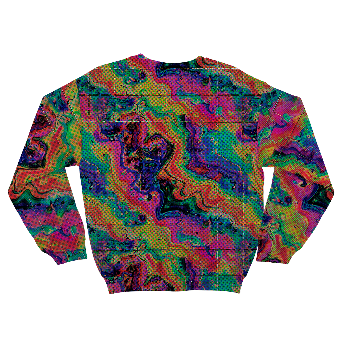 Acid Melt All Over Print Unisex Sweatshirt