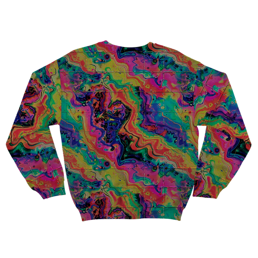 Acid Melt All Over Print Unisex Sweatshirt