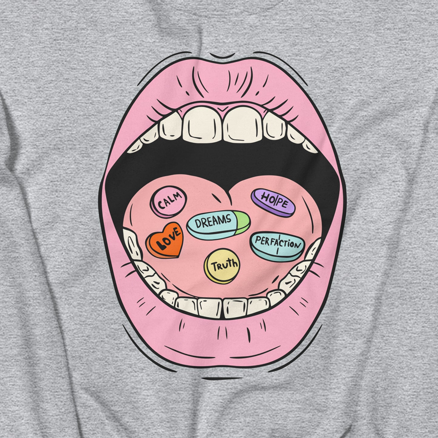 Daily Pills Graphic Unisex Sweatshirt