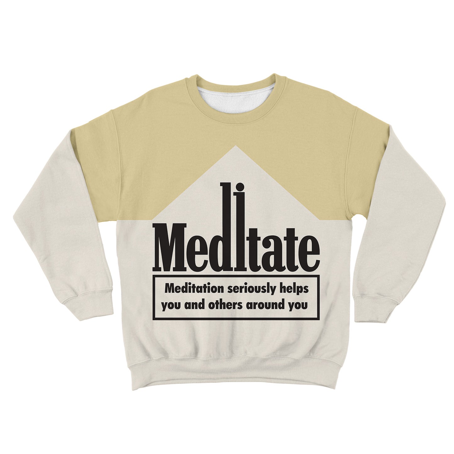 Meditate All Over Print Unisex Sweatshirt