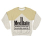 Meditate All Over Print Unisex Sweatshirt