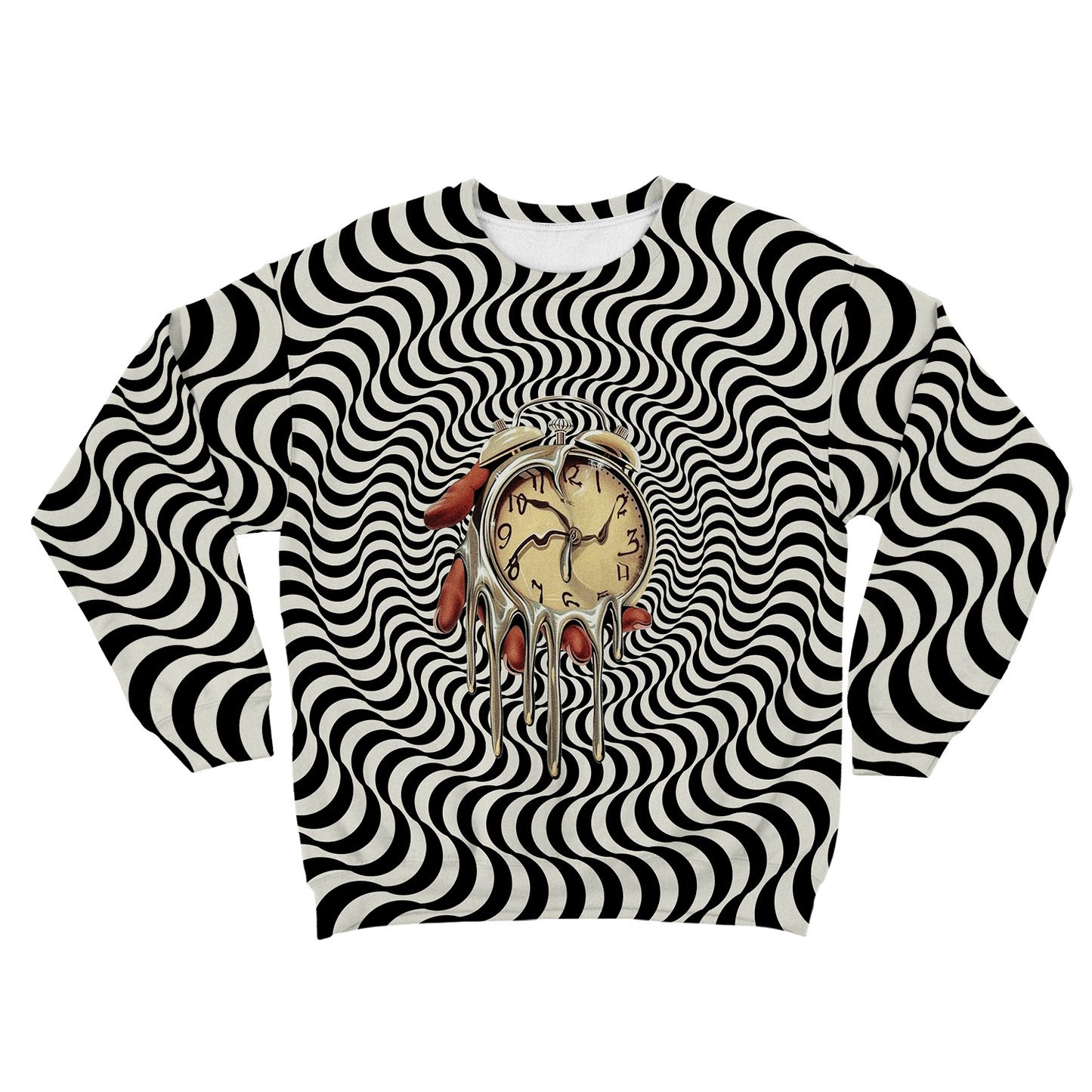 Time Is An Illusion All Over Print Unisex Sweatshirt