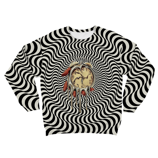 Time Is An Illusion All Over Print Unisex Sweatshirt