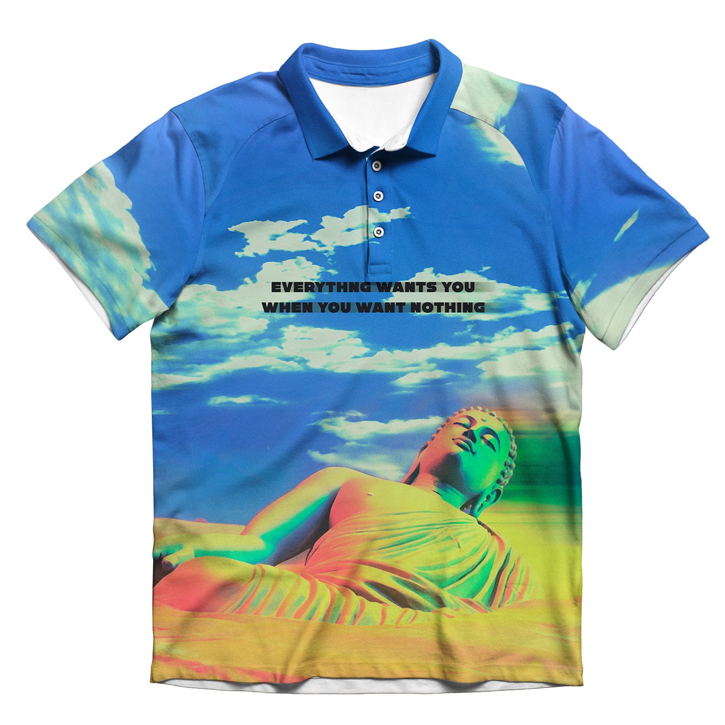 Everything Wants You All Over Print Men's Polo Shirt