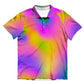 Neon Dream All Over Print Men's Polo Shirt