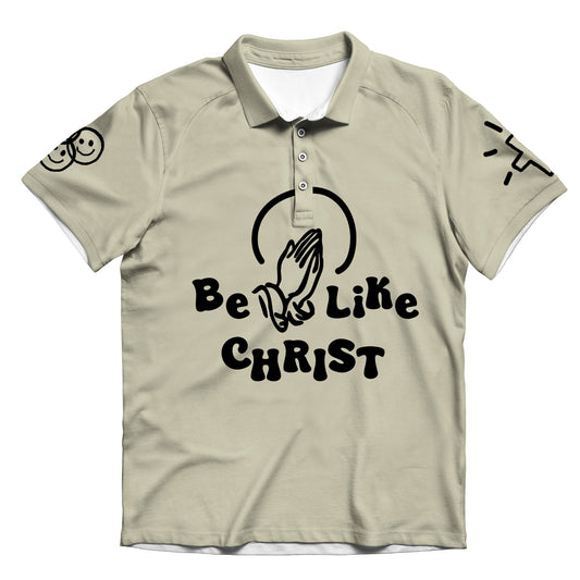 Be Like Christ All Over Print Men's Polo Shirt
