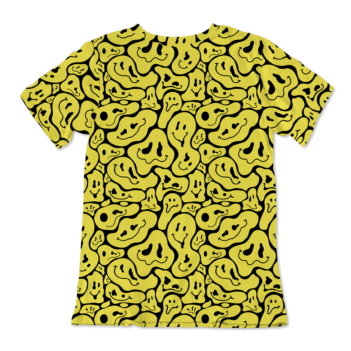 Trippy Smiley Faces All Over Print Unisex Tee