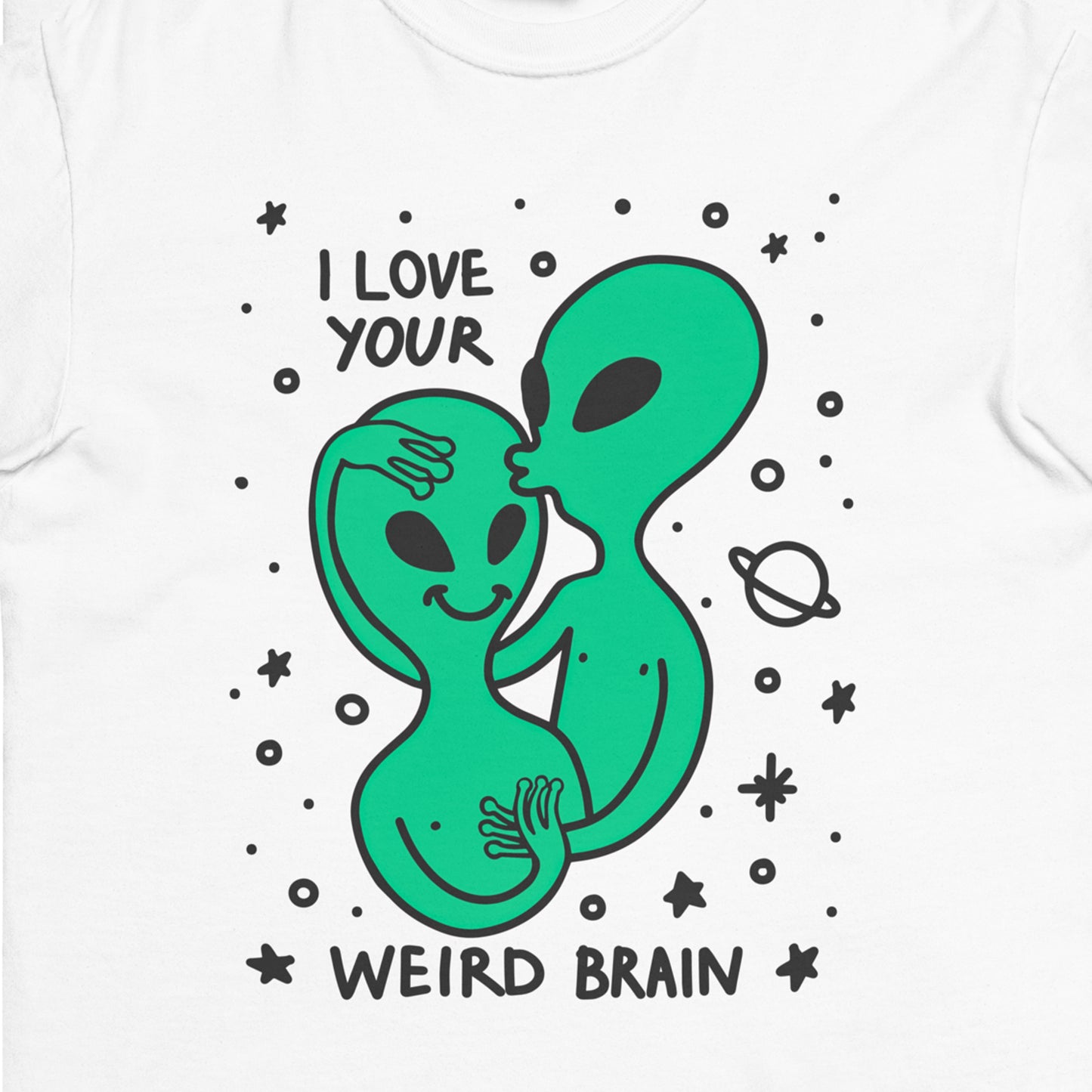 I Love Your Weird Brain Premium Graphic Tee