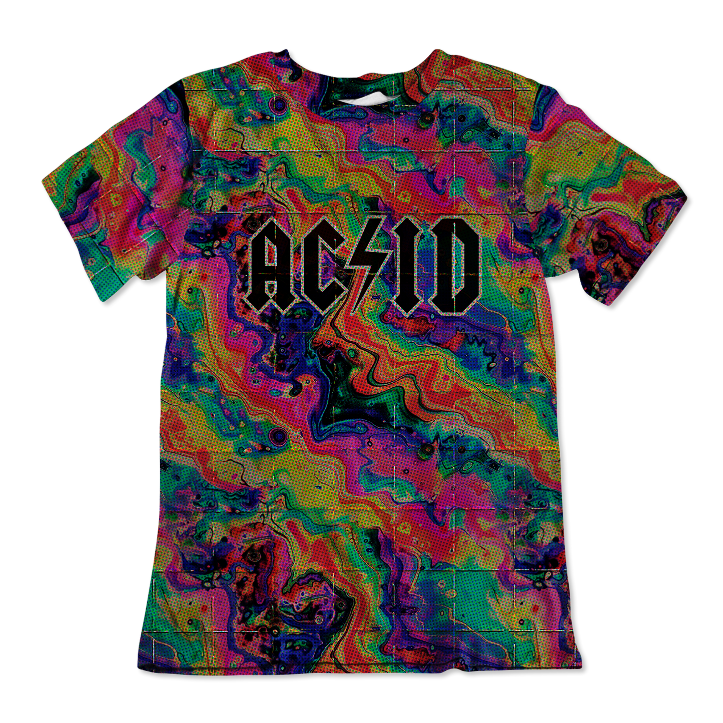 Acid Melt All Over Print Unisex Tee