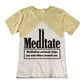 Meditate All Over Print Unisex Tee