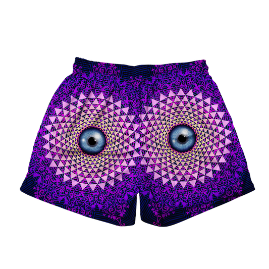 Psi~ Eye All Over Print Men's Mesh Shorts