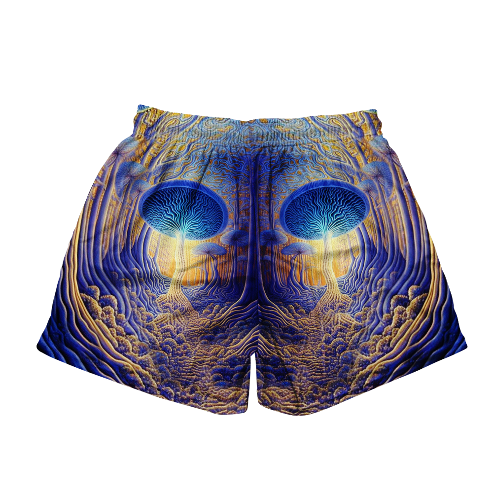 Psi~ Forest All Over Print Men's Mesh Shorts