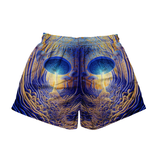 Psi~ Forest All Over Print Men's Mesh Shorts