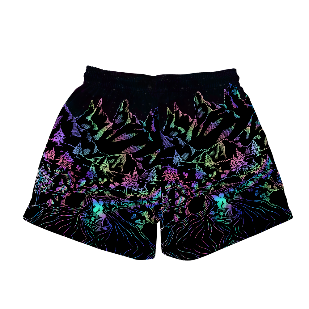 Psi~ World All Over Print Men's Mesh Shorts