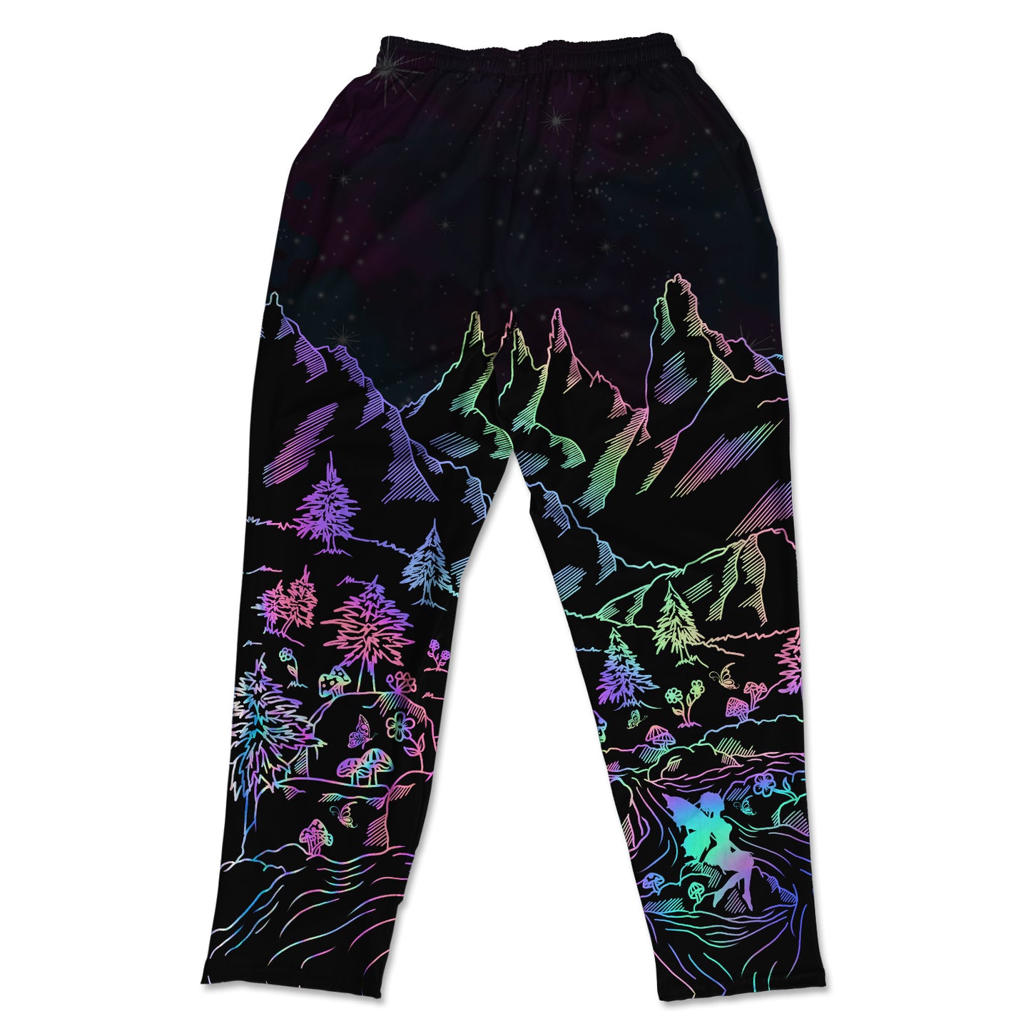 Psi~ World All Over Print Muscle Pants