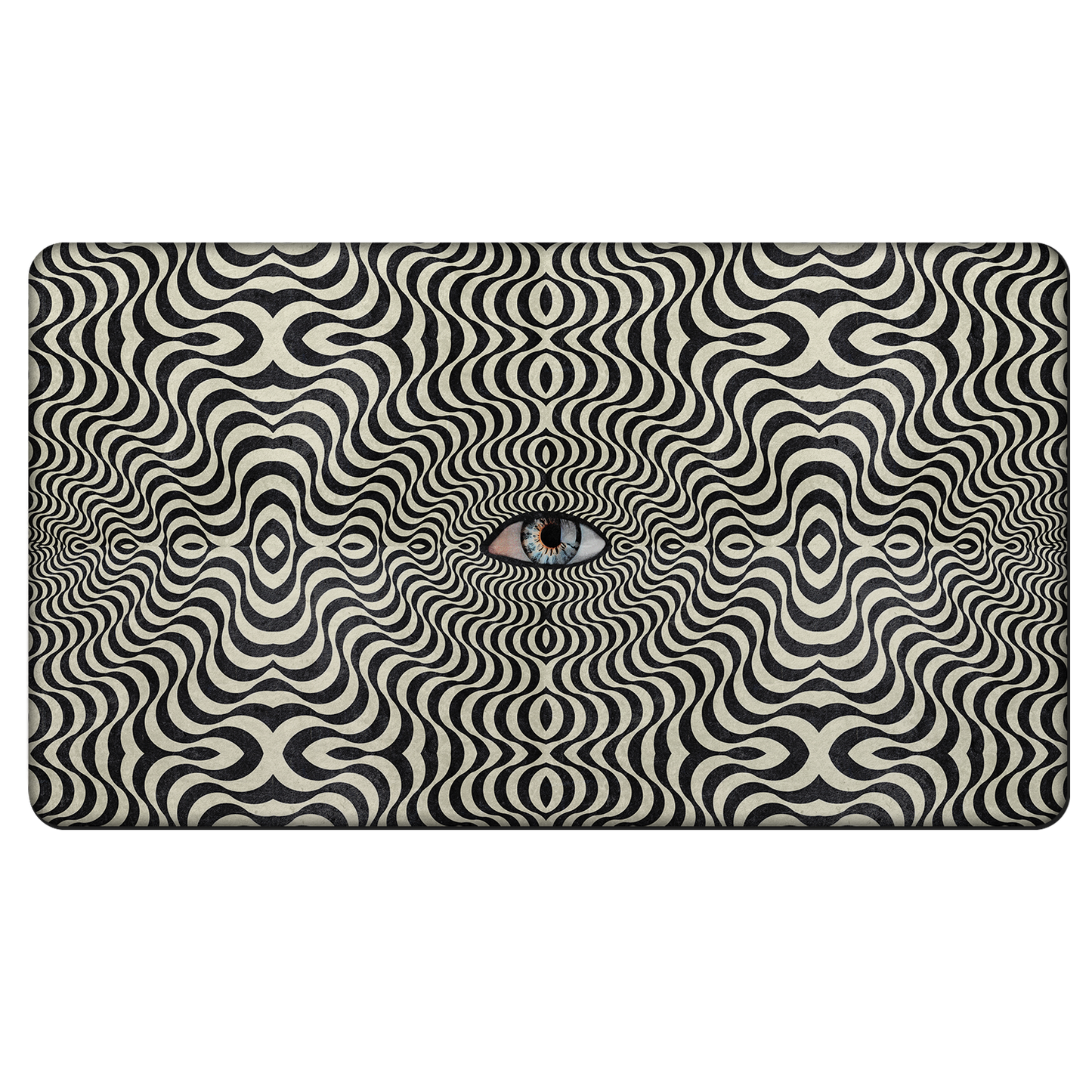 Hypnotic Eye All Over Print Rubber Door Mat