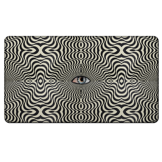Hypnotic Eye All Over Print Rubber Door Mat