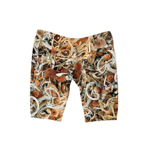 Psi~ Is My Friend All Over Print Women's Ribbed Shorts 