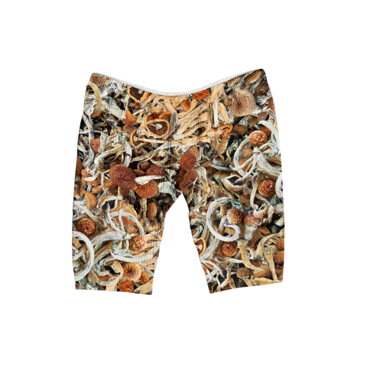 Psi~ Is My Friend All Over Print Women's Ribbed Shorts 