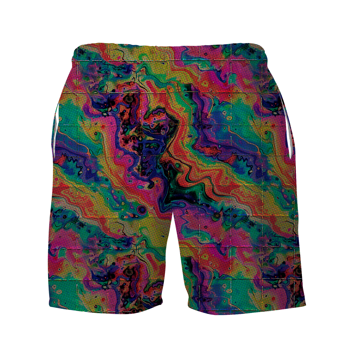 Acid Melt All Over Print Men's Shorts