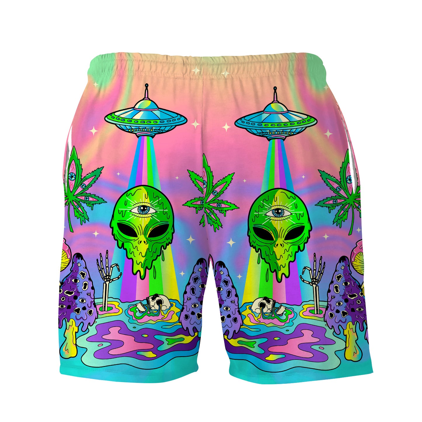 Psyc Trip All Over Print Men's Shorts