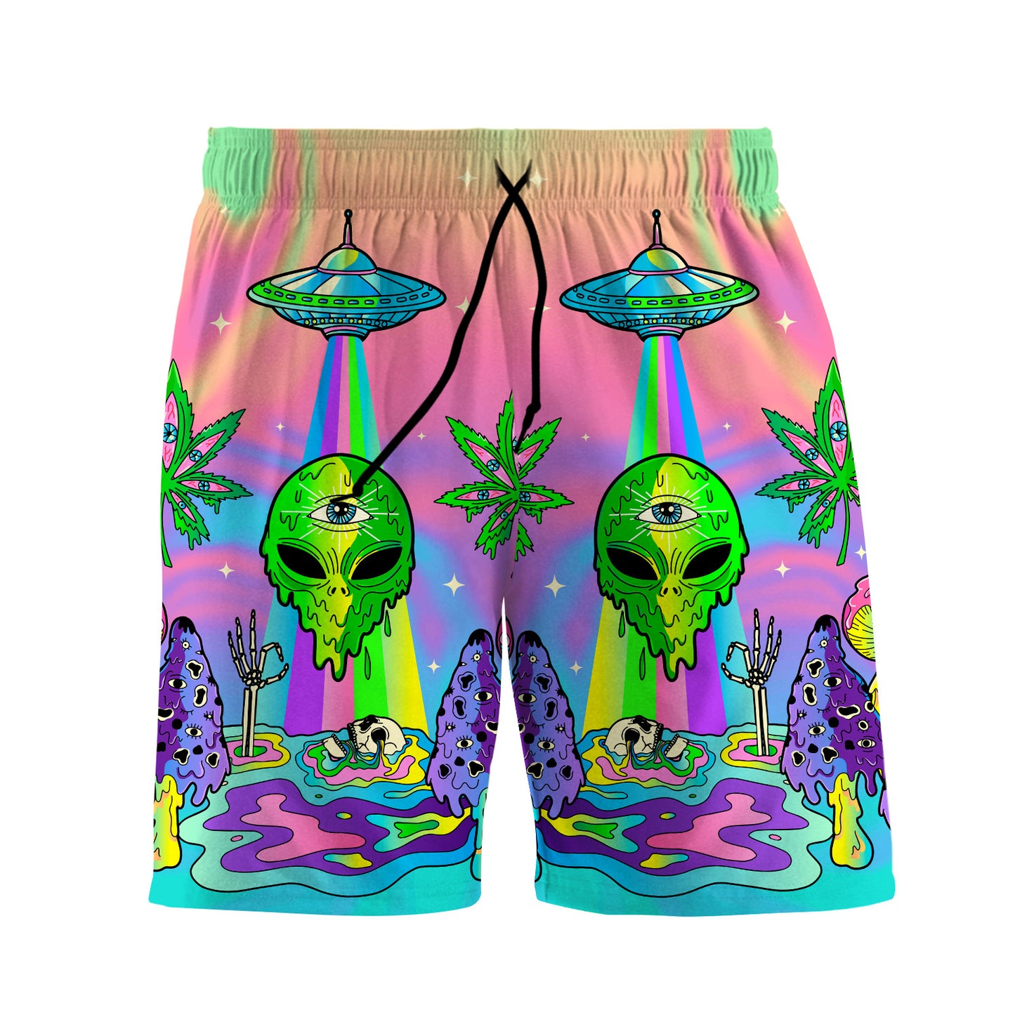 Psyc Trip All Over Print Men's Shorts