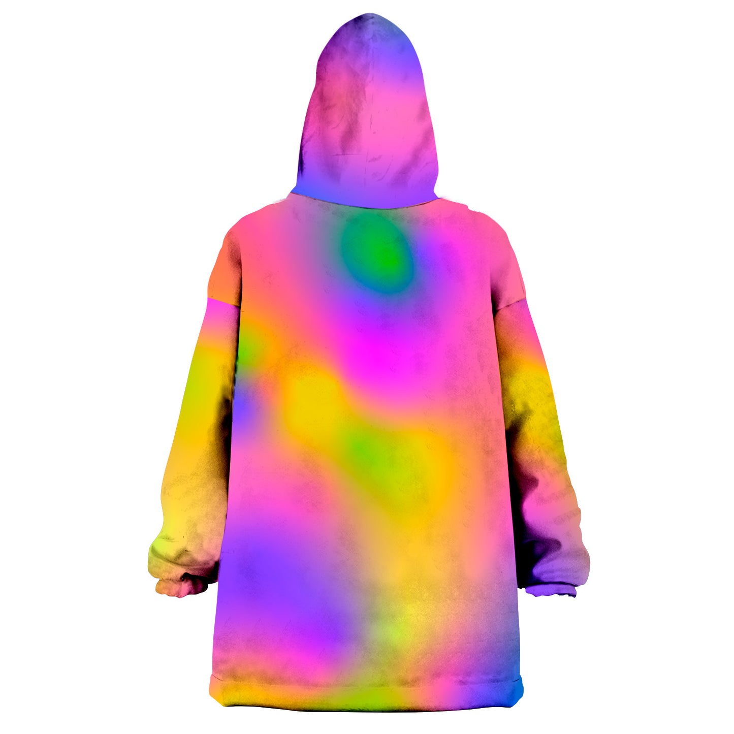 Neon Dream All Over Print Wearable Blanket Hoodie