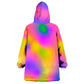 Neon Dream All Over Print Wearable Blanket Hoodie