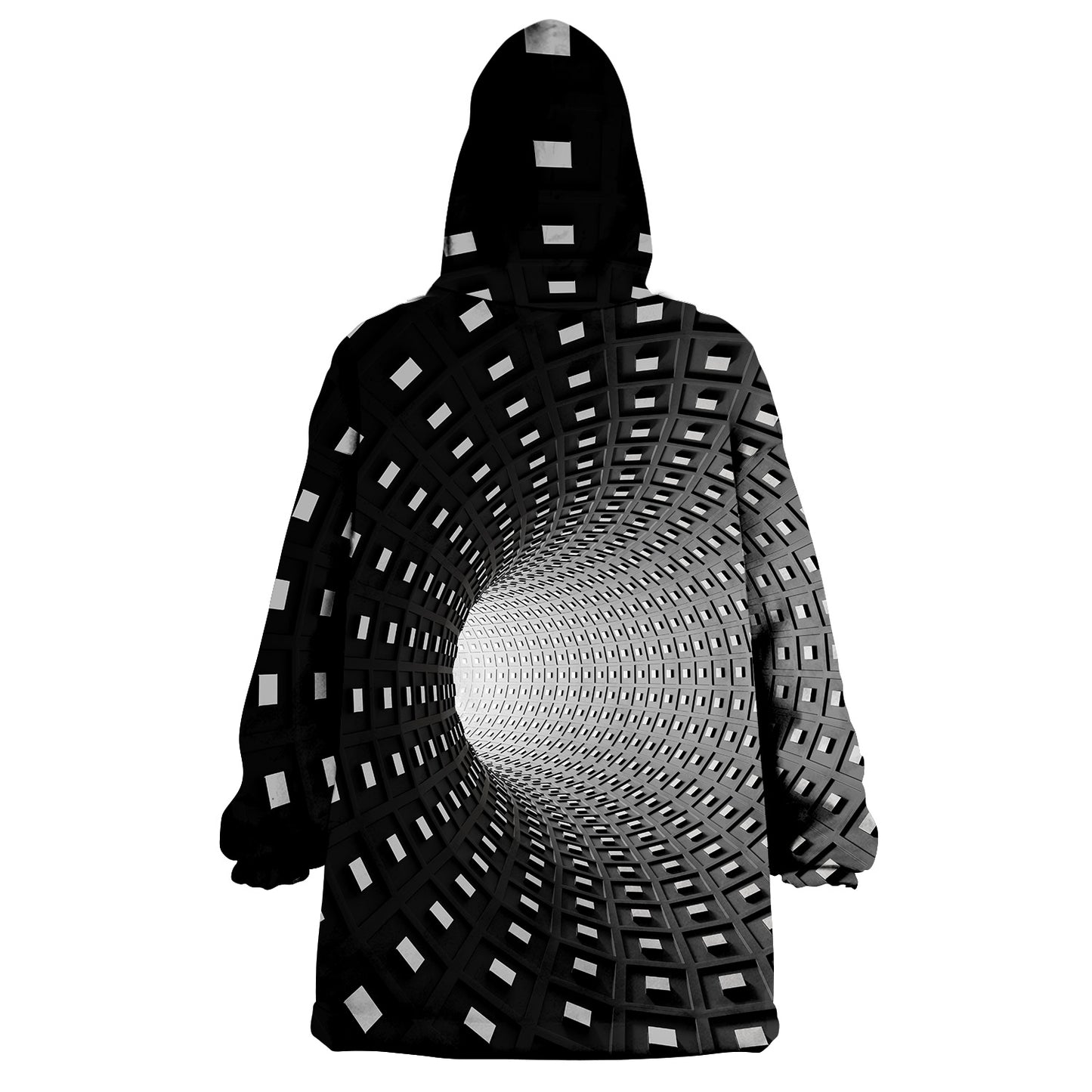 Optical Illusion All Over Print Wearable Blanket Hoodie