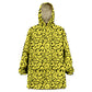 Trippy Smiley Faces All Over Print Wearable Blanket Hoodie